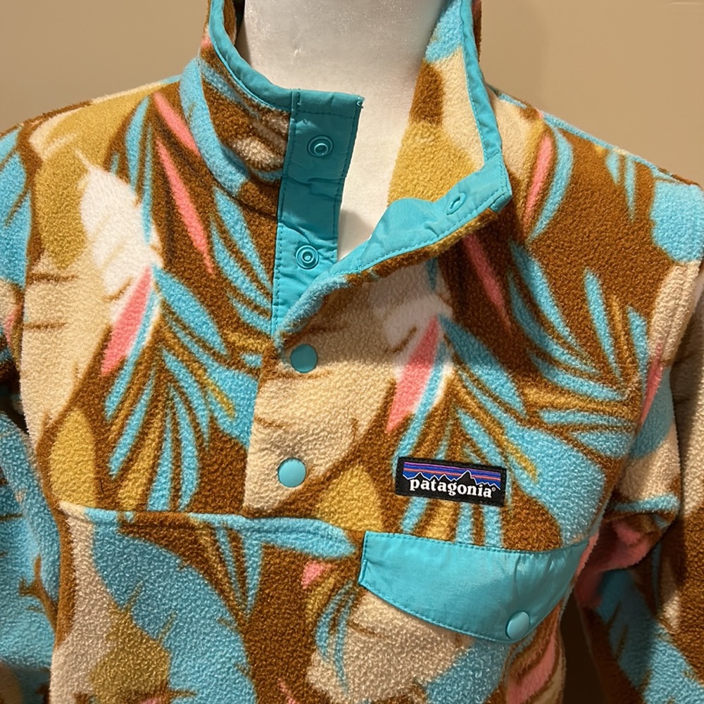 Patagonia Synchilla Snap T Lightweight Fleece Pullover Jacket. XS. Feath… - Picture 4 of 17